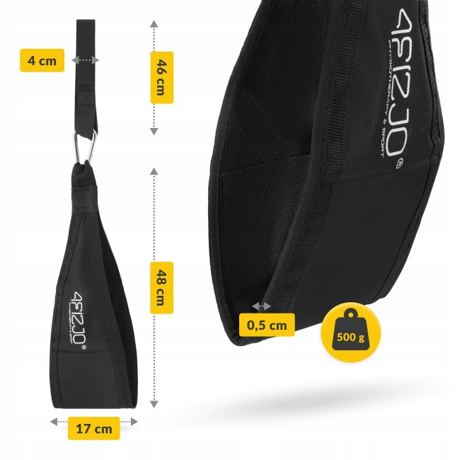 Петли подвесные (Береша) 4FIZJO AB Sling Straps Black (P-5905973402309)