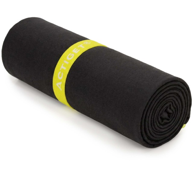 Спортивний рушник Actiget 180 x 100 см з мікрофібри ACT0189 Black