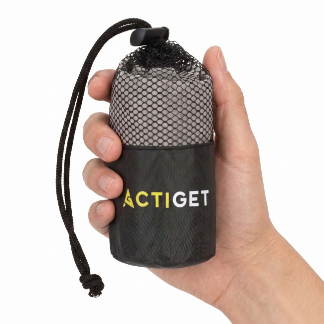 Спортивний рушник Actiget 80 x 40 см з мікрофібри ACT0183 Grey