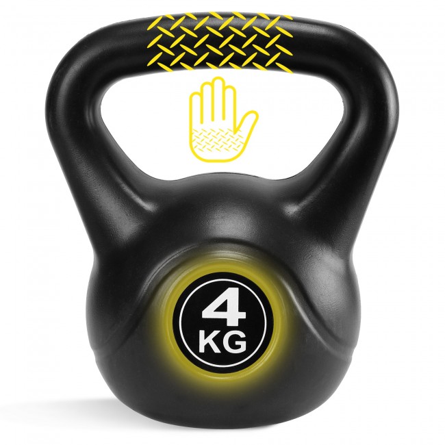 Гиря вінілова Cornix 4 кг XR-0429 Black