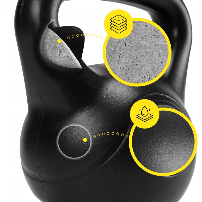 Гиря вінілова Cornix 4 кг XR-0429 Black