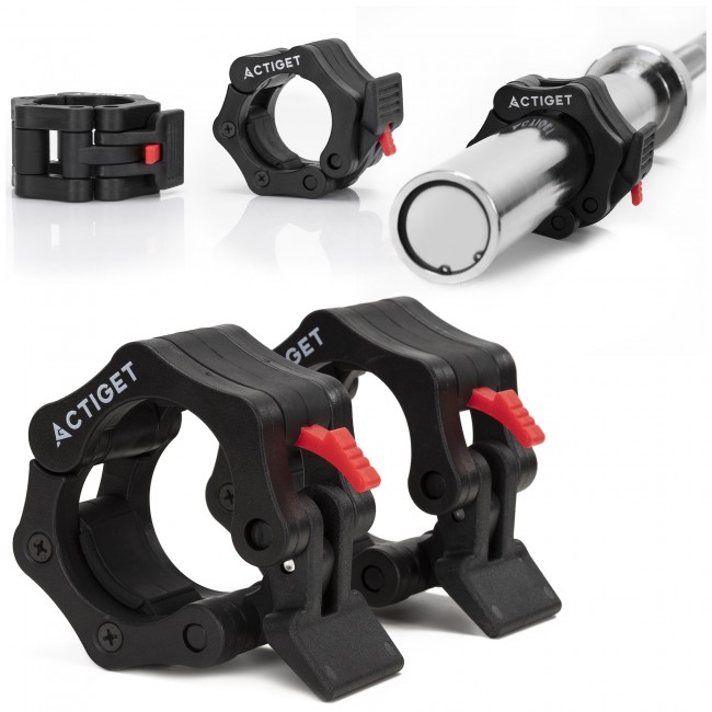 Замки (зажимы) для олимпийского грифа Actiget Quick Release 50 мм 2 шт ACT0014