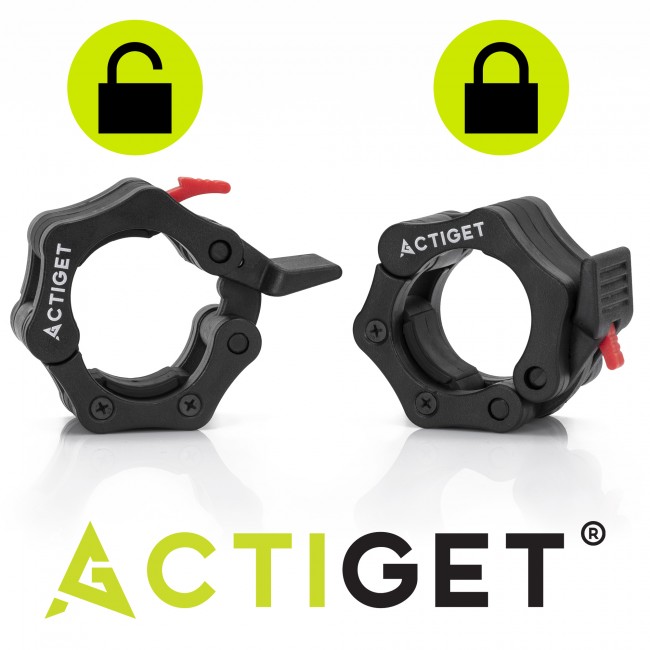Замки (зажимы) для олимпийского грифа Actiget Quick Release 50 мм 2 шт ACT0014
