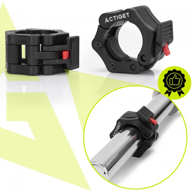Замки (зажимы) для олимпийского грифа Actiget Quick Release 50 мм 2 шт ACT0014