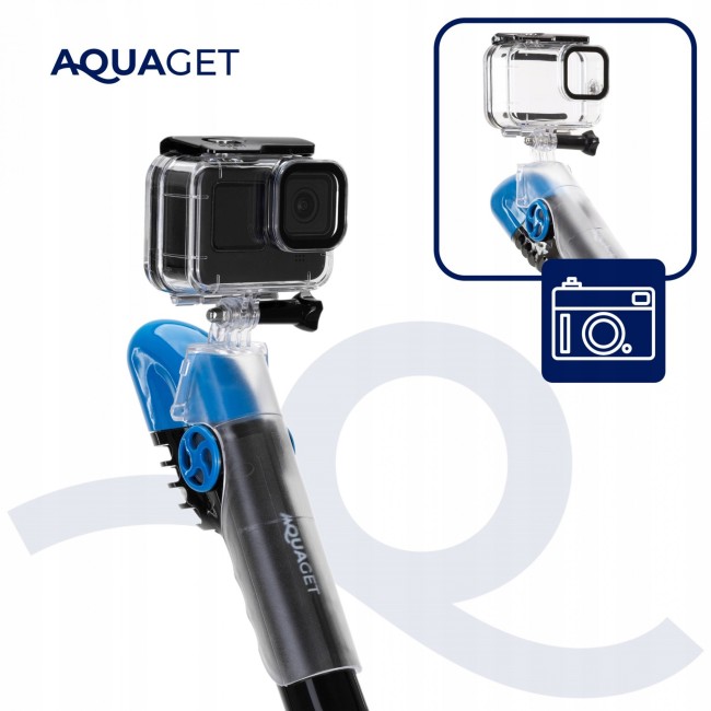 Полнолицевая маска для снорклинга Aquaget Size L/XL AQ0003 Blue/Black
