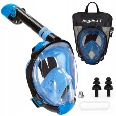 Полнолицевая маска для снорклинга Aquaget Size L/XL AQ0003 Blue/Black