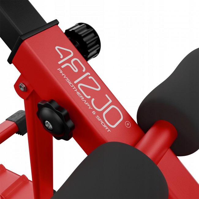 Скамья для гиперэкстензии 4FIZJO регулируемая Red/Black (P-5905973402682)