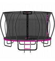 Батут с внутренней сеткой THUNDER Inside Ultra 16FT 490 см Black/Pink