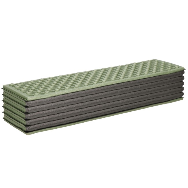 Каремат туристичний Springos XPE 182 x 60 x 0.8 cм складаний PM0010 Green/Grey