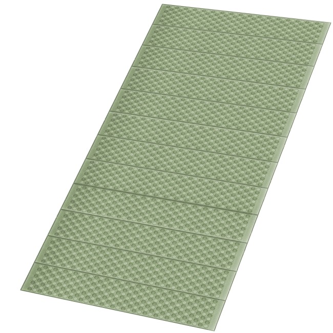 Каремат туристичний Springos XPE 182 x 60 x 0.8 cм складаний PM0010 Green/Grey