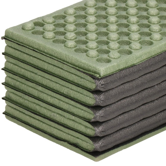 Каремат туристичний Springos XPE 182 x 60 x 0.8 cм складаний PM0010 Green/Grey