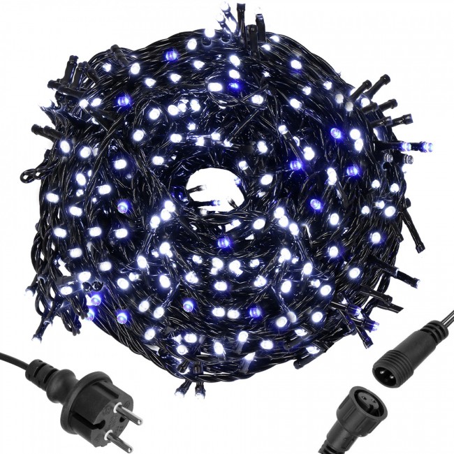 Гирлянда уличная (наружная) Springos 24 м 300 LED + Flash CL0329 Cold White
