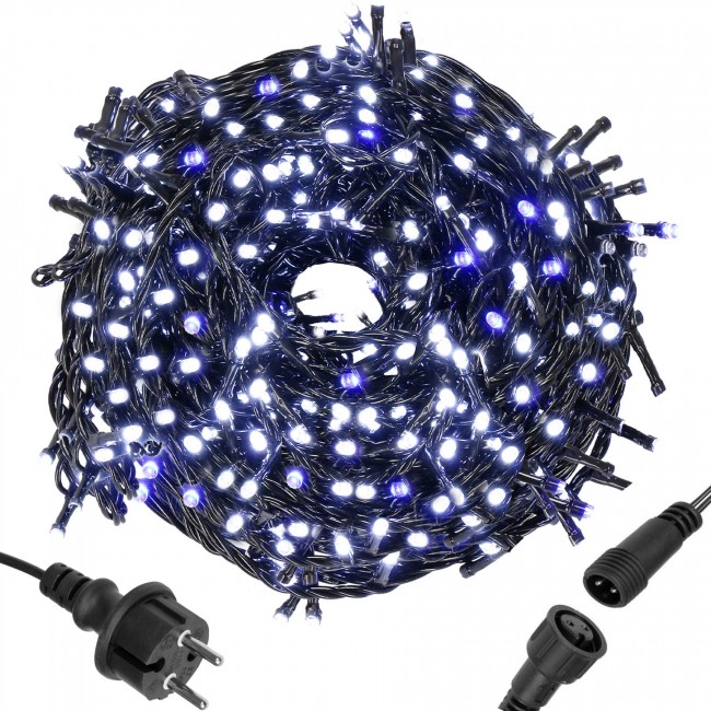 Гирлянда уличная (наружная) Springos 24 м 300 LED + Flash CL0329 Cold White
