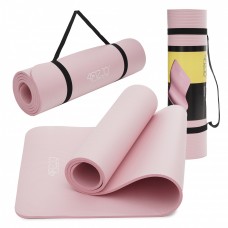 Коврик (мат) спортивный 4FIZJO NBR 180 x 60 x 1.5 см для йоги и фитнеса 4FJ0370 Pink