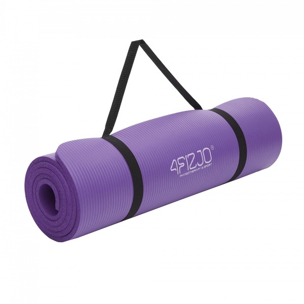 Коврик для фитнеса и йоги 4FIZJO NBR 1 см 4FJ0016 Violet