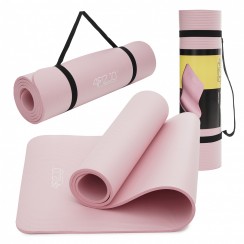 Коврик (мат) спортивный 4FIZJO NBR 180 x 60 x 1 см для йоги и фитнеса Light Pink (P-5907739317001)