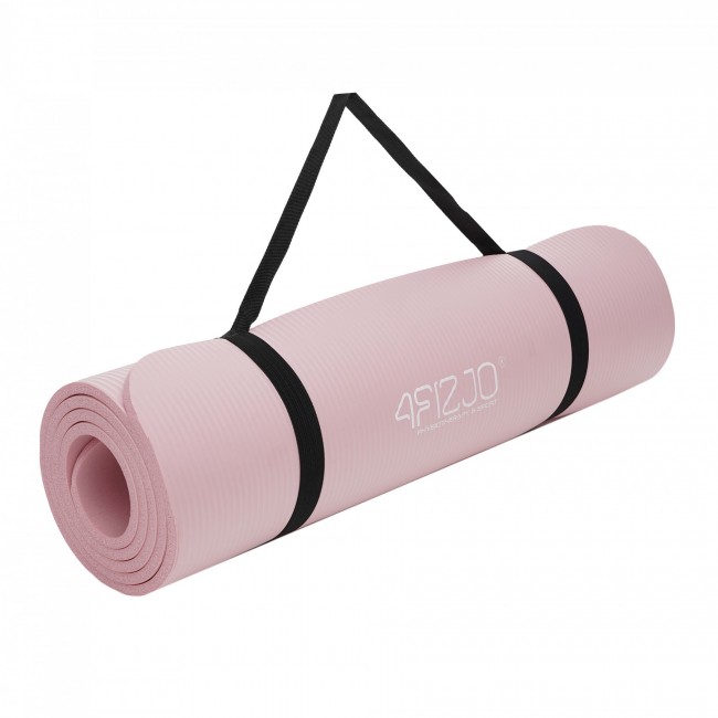 Коврик (мат) спортивный 4FIZJO NBR 180 x 60 x 1 см для йоги и фитнеса Light Pink (P-5907739317001)