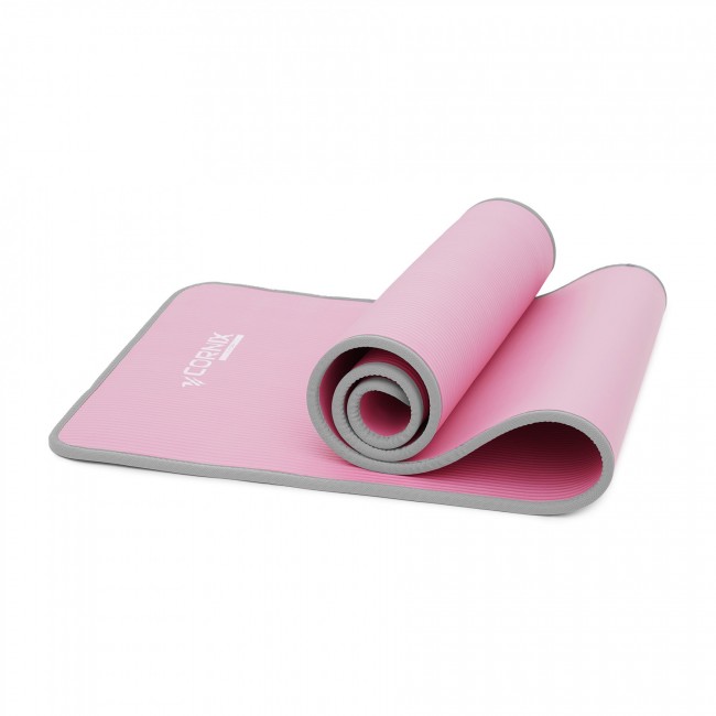 Коврик спортивный Cornix NBR 183 x 61 x 1 cм для йоги и фитнеса XR-0095 Pink/Grey