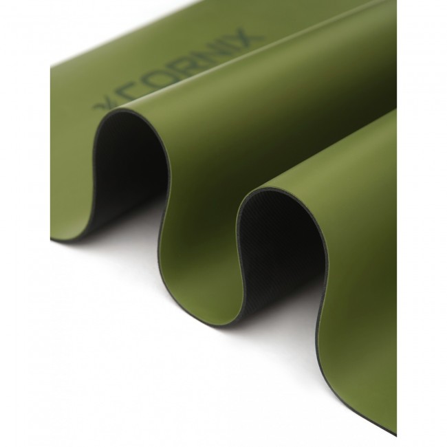 Килимок спортивний Cornix PU 183 x 68 x 0.4 см для йоги та фітнесу XR-0321 Green