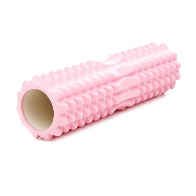 Масажний ролик Cornix EVA 45 x 14 см (валик, роллер) XR-0336 Light Pink