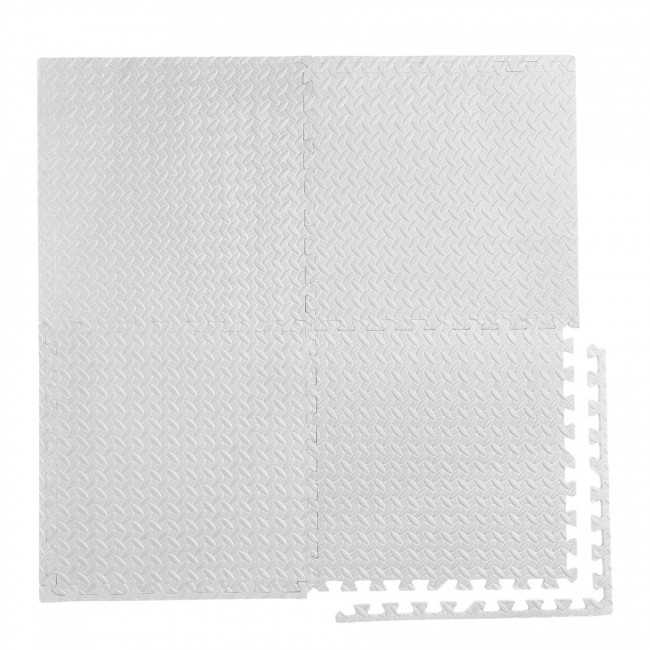 Мат-пазл (ласточкин хвост) Cornix Mat Puzzle EVA 120 x 120 x 1 cм XR-0233 White