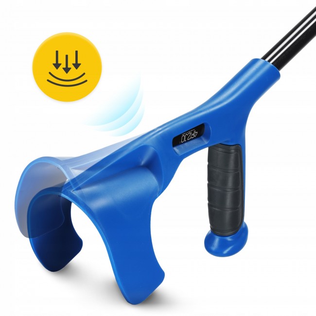 Костыли ортопедические 4FIZJO MED 2 шт с опорой для локтя, регулируемые Blue (P-5905973403597)