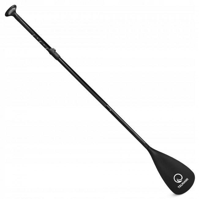 Весло для SUP-доски TSUNAMI 160-215 см, регулируемое, складное, Black (P-5907739316462)