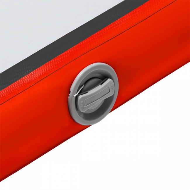 Мат гімнастичний надувний 4FIZJO Air Track Mat 600 x 100 x 15 см White/Red (P-5907739311801)