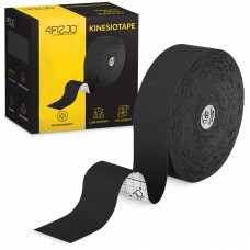 Стрічка кінезіологічна (кінезіо тейп) 4FIZJO 5 см x 31 м Black (P-5905973405522)
