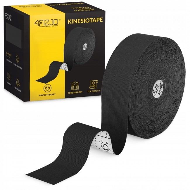 Стрічка кінезіологічна (кінезіо тейп) 4FIZJO 5 см x 31 м Black (P-5905973405522) Стрічка кінезіологічна (кінезіо тейп) 4FIZJO 5 см x 31 м Black (P-5905973405522)