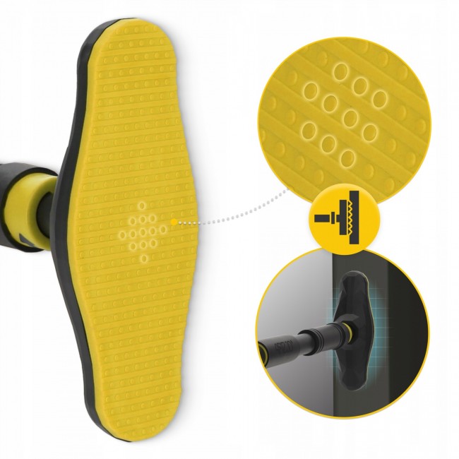 Турник раздвижной 4FIZJO ULTRA 66-100 см Black/Yellow (P-5905973400343)