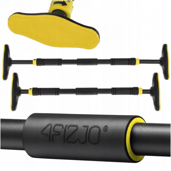 Турник раздвижной 4FIZJO ULTRA 66-100 см Black/Yellow (P-5905973400343) Турник раздвижной 4FIZJO ULTRA 66-100 см Black/Yellow (P-5905973400343)