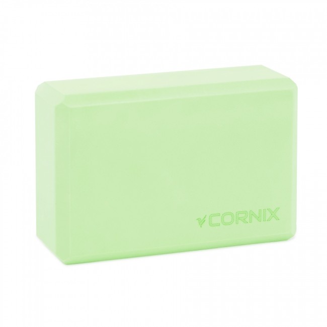Блок для йоги Cornix EVA 22.8 x 15.2 x 7.6 см XR-0103 Green Блок для йоги Cornix EVA 22.8 x 15.2 x 7.6 см XR-0103 Green