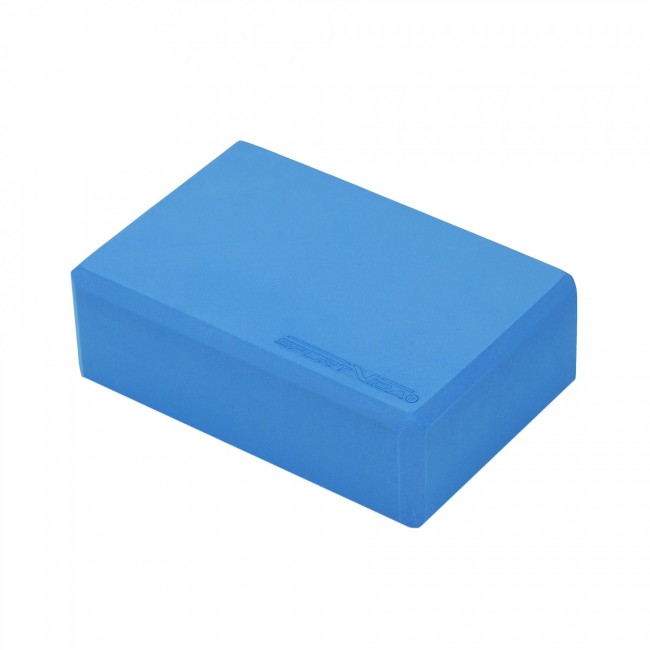 Блок для йоги SportVida EVA 23 x 15 x 7.6 см SV-EZ0069 Blue