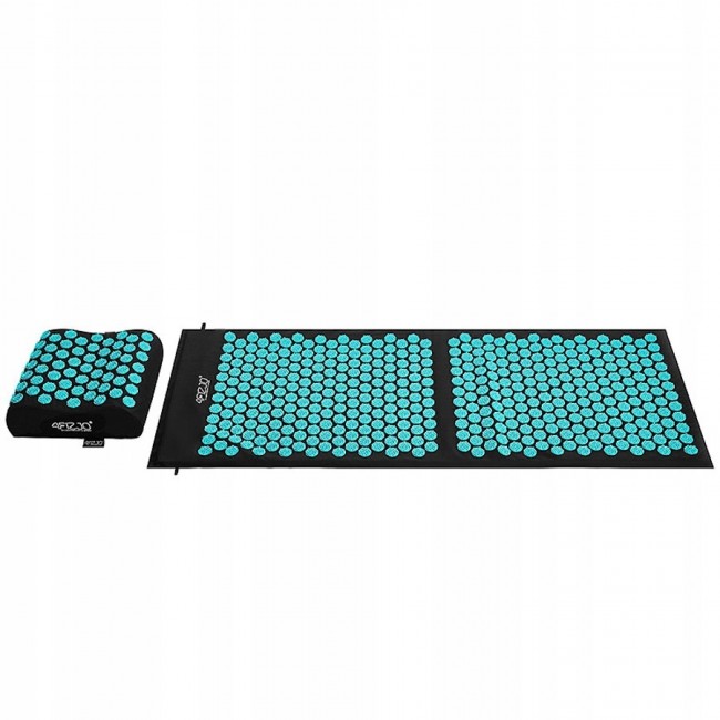 Килимок акупунктурний з подушкою 4FIZJO Ergo Mat XL Аплікатор Кузнєцова Black/Blue (P-5907739313874)