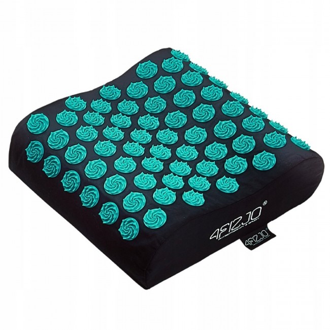 Килимок акупунктурний з подушкою 4FIZJO Ergo Mat XL Аплікатор Кузнєцова Black/Blue (P-5907739313874)