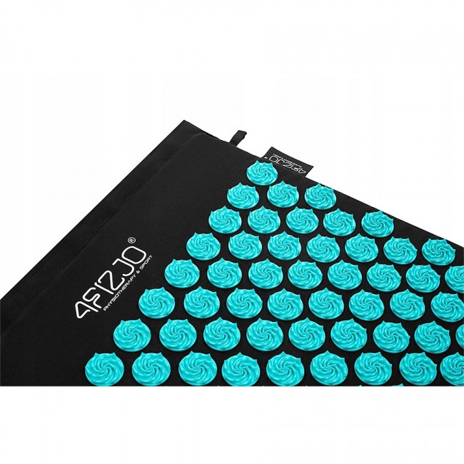 Килимок акупунктурний з подушкою 4FIZJO Ergo Mat XL Аплікатор Кузнєцова Black/Blue (P-5907739313874)