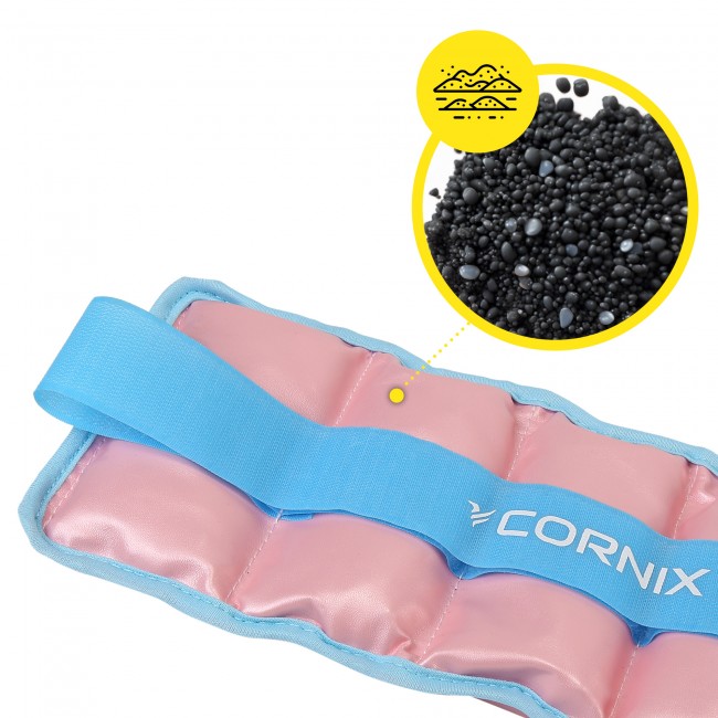 Утяжелители-манжеты для ног и рук Cornix 2 x 1 кг XR-0399