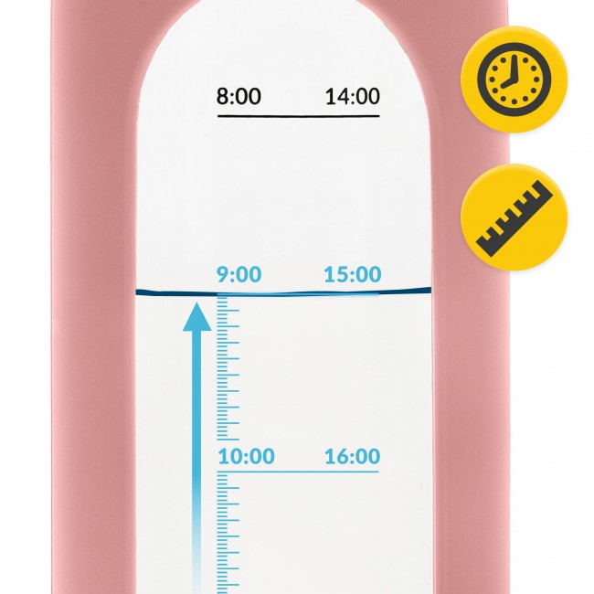 Бутылка для воды спортивная 4FIZJO 750 мл стеклянная Pink (P-5905973404204)