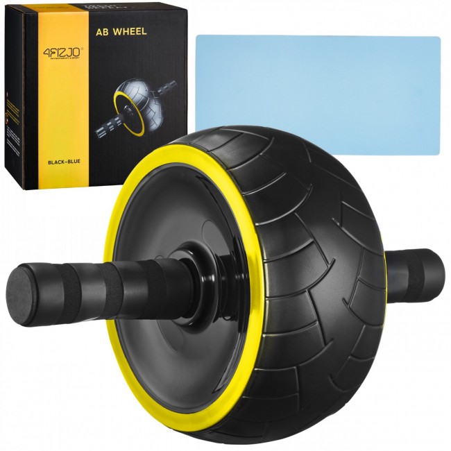 Ролик (гимнастическое колесо) для пресса 4FIZJO Ab Wheel XL Black/Yellow (P-5907739314444) Ролик (гимнастическое колесо) для пресса 4FIZJO Ab Wheel XL Black/Yellow (P-5907739314444)