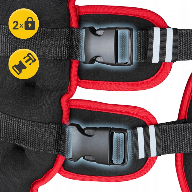 Жилет-утяжелитель для тренировок 4FIZJO 10 кг Black/Red (P-5905973402163)