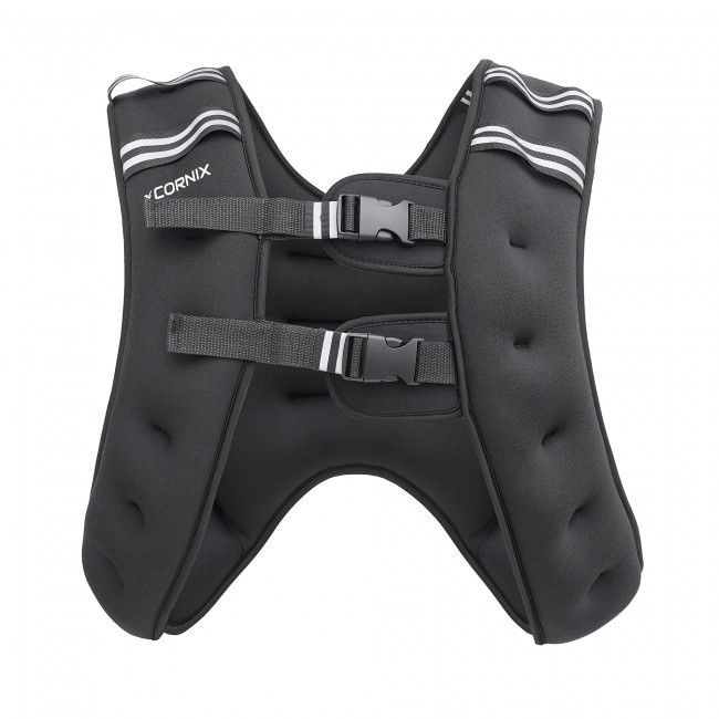 Жилет-утяжелитель для тренировок Cornix Weight Vest 8 кг XR-0344 Black Жилет-утяжелитель для тренировок Cornix Weight Vest 8 кг XR-0344 Black