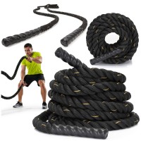 Канат тренировочный Actiget Battle Rope 9 м для кроссфита ACT0015 Black