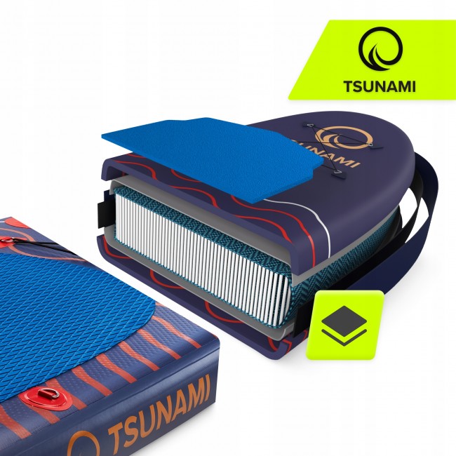 Надувна SUP дошка TSUNAMI 350 см з веслом Wave T05 (P-5907739314246)