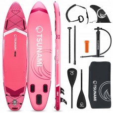 Надувна SUP дошка (САП борд) TSUNAMI PRO 350 см з веслом T10 (P-5905973405591)