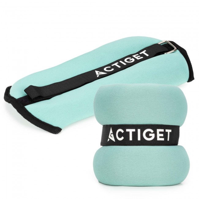 Утяжелители-манжеты для ног и рук Actiget 2 x 1.5 кг ACT0129 Turquoise/Black