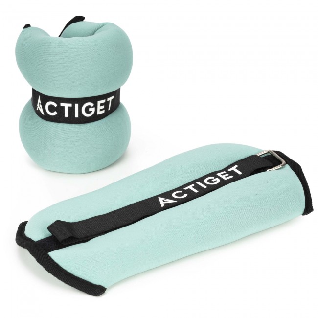 Утяжелители-манжеты для ног и рук Actiget 2 x 1.5 кг ACT0129 Turquoise/Black