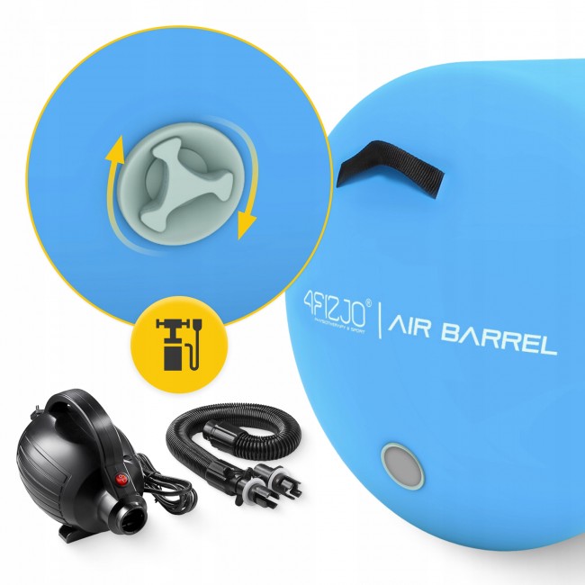 Повітряна бочка для гімнастики 4FIZJO Air Barrel 100 x 60 см Blue (P-5905973403108)