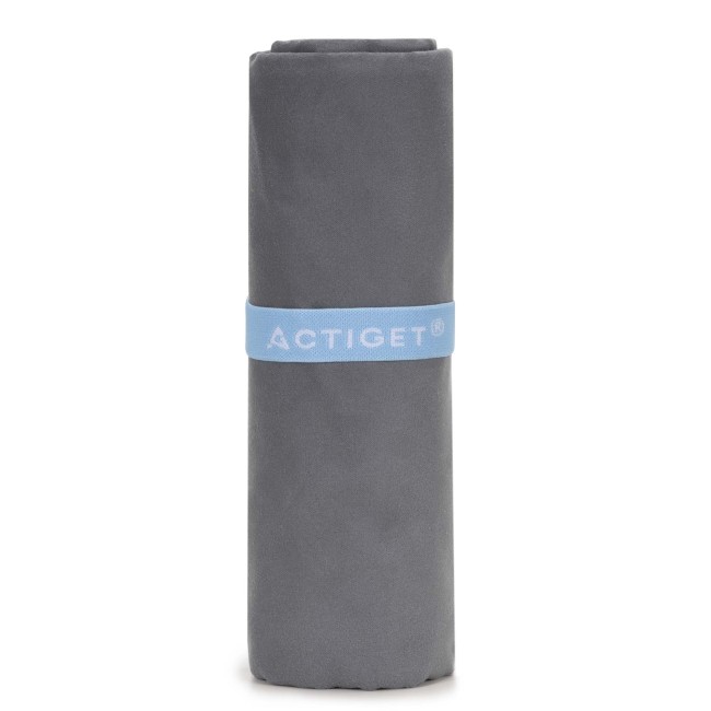 Спортивний рушник Actiget 180 x 100 см з мікрофібри ACT0190 Dark Grey