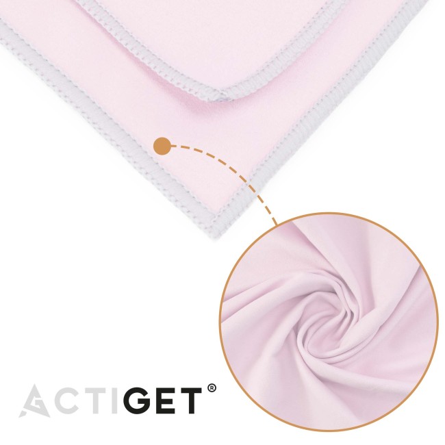 Спортивний рушник Actiget 80 x 40 см з мікрофібри ACT0184 Light Pink